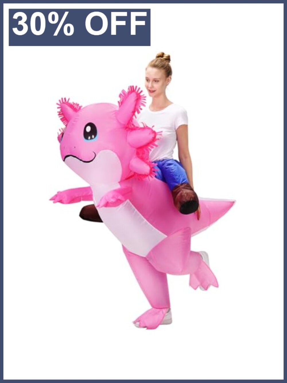 Axolotl Inflatable Adult Costume Halloween Blow Up Cosplay Party